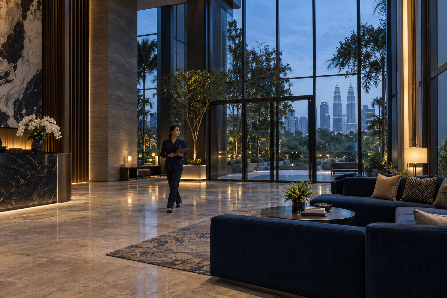 Illustrative modern property interior